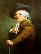 Joseph Ducreux Portrait de lartiste sous les traits dun moqueur oil on canvas